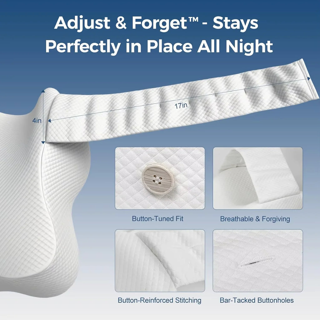 Memory Foam Between Legs Knee Pillow for Side Sleeping