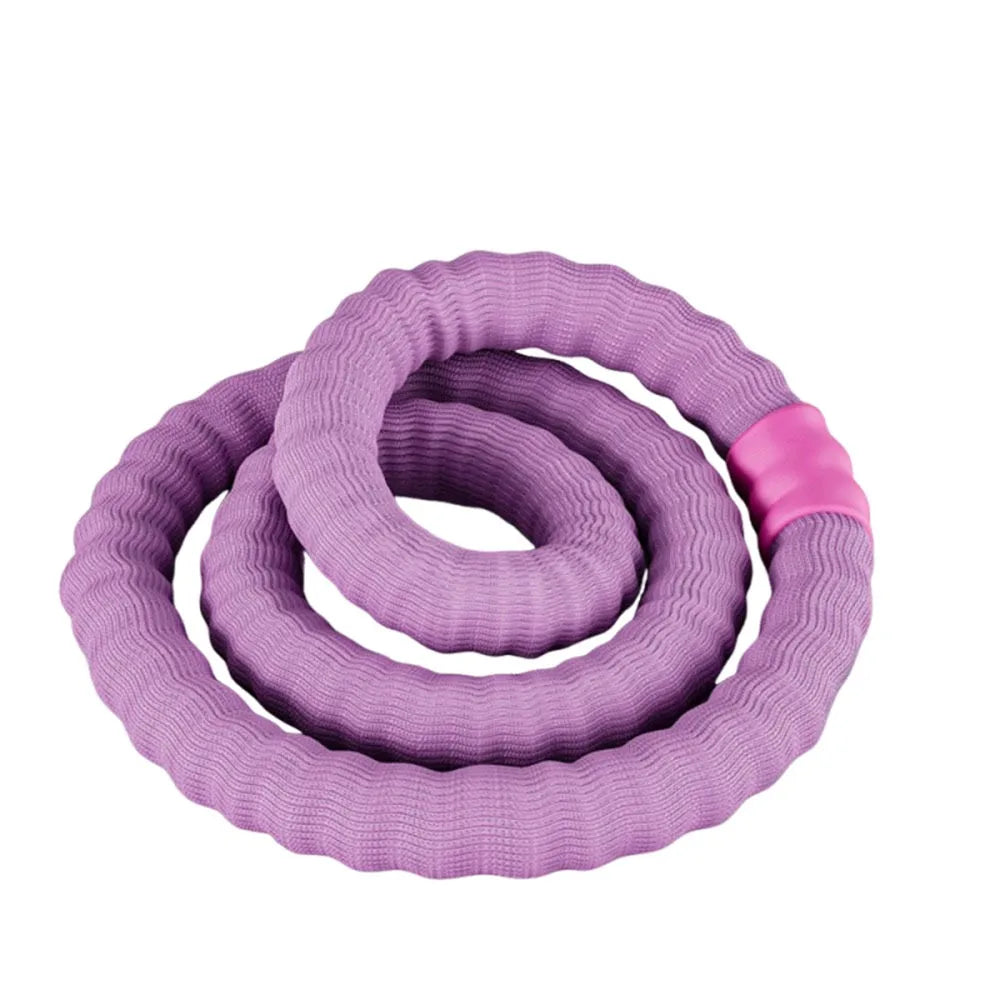 Soft Spring Fitness Circle Internal Spring Low Noise Weighted Fitness Hoop Foldable Thin Belly Abdominal Exercise Ring