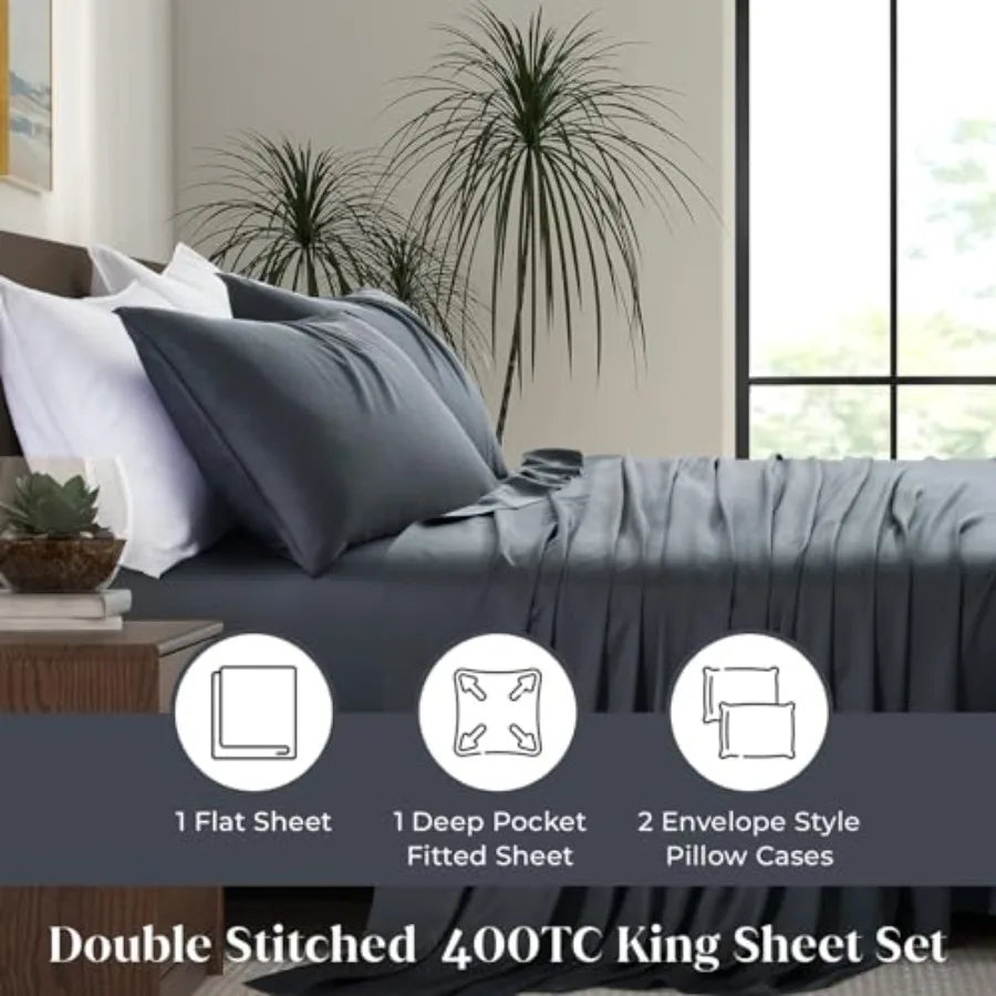 Luxury Bamboo Market Size Bed Sheet Set