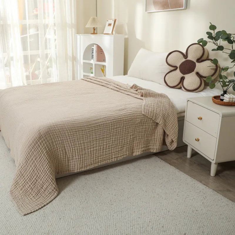 Japan Cotton Muslin Blanket Natural Summer Cool