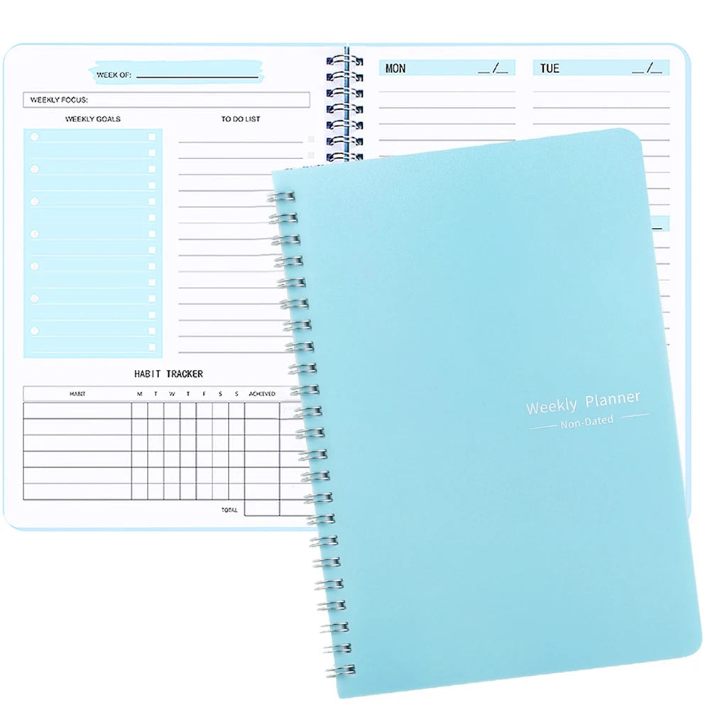 Planner Schedule Agenda Efficiency Notebook
