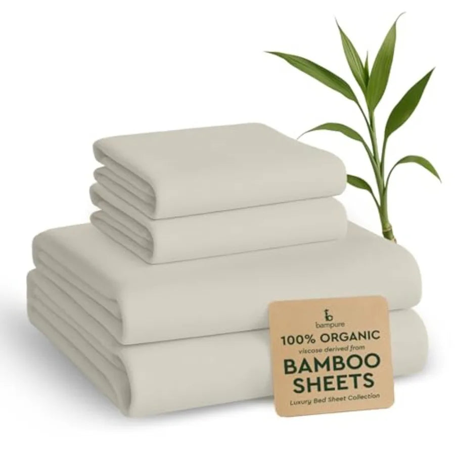Luxury Sheet Set, Soft Viscose Bamboo Cooling Sheets
