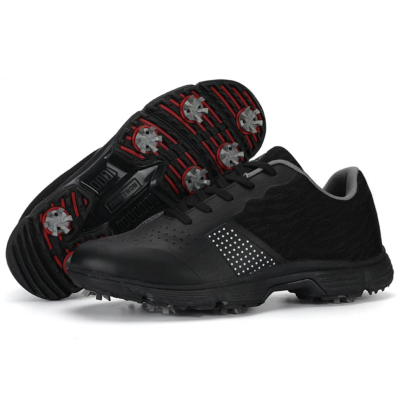 New Golf Shoes Men Spikes Golf Sneakers Anti Slip Walking Footwear