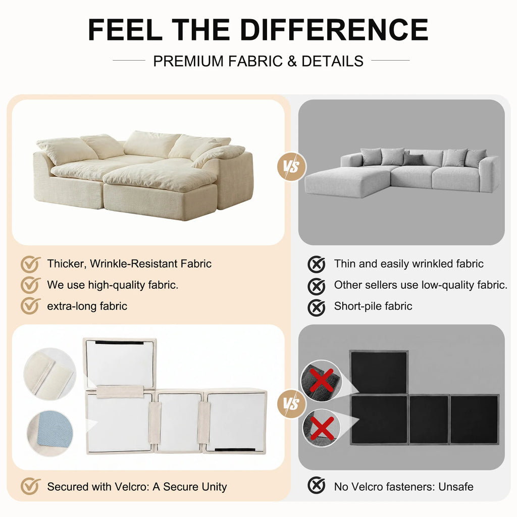 Modern Modular Sectional Sofa Cloud Couch