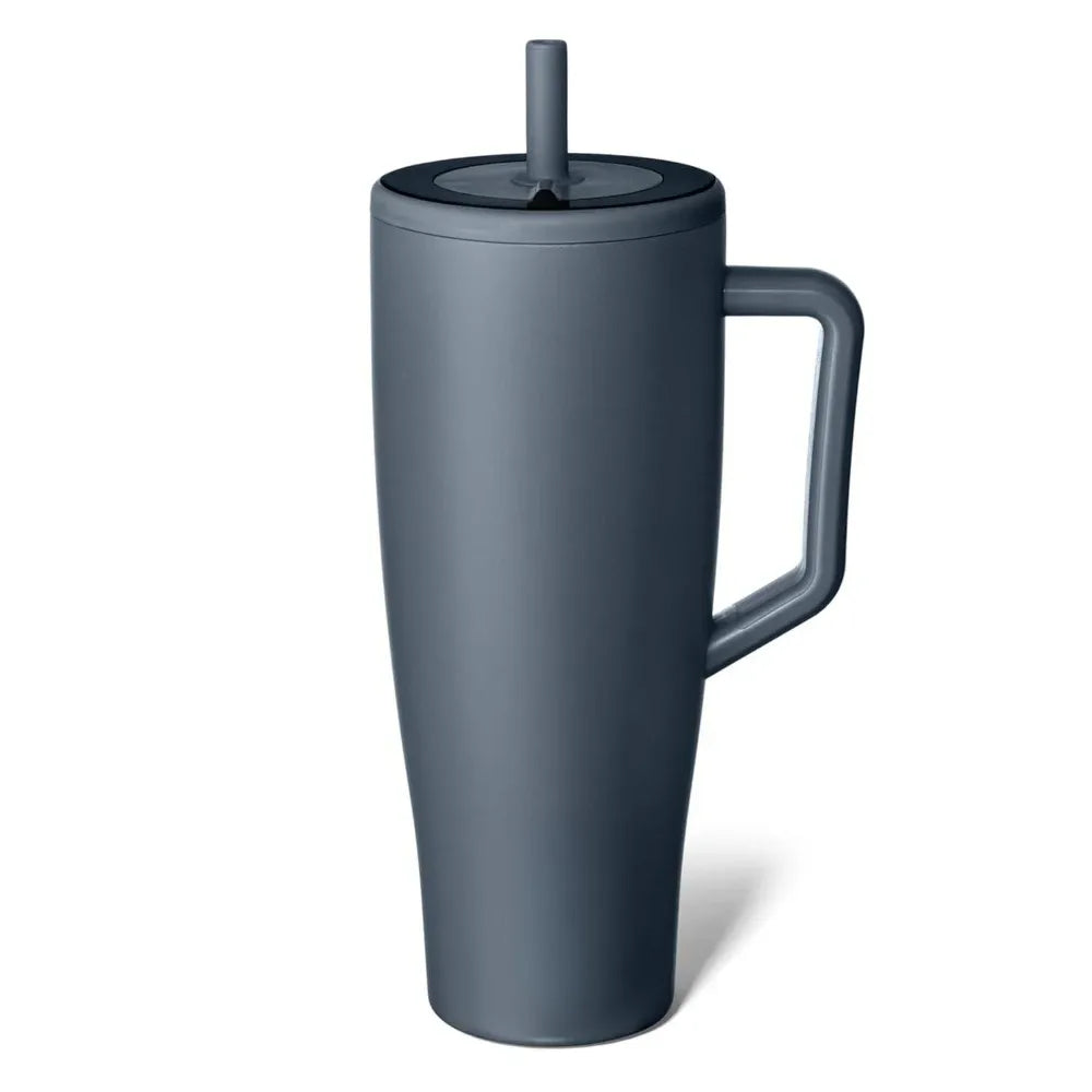40 oz Tumbler with Handle & Straw |