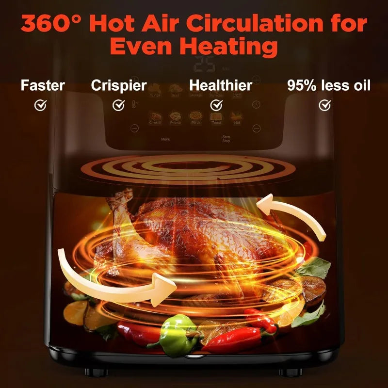 Household Air Fryer Anti Scald Handle