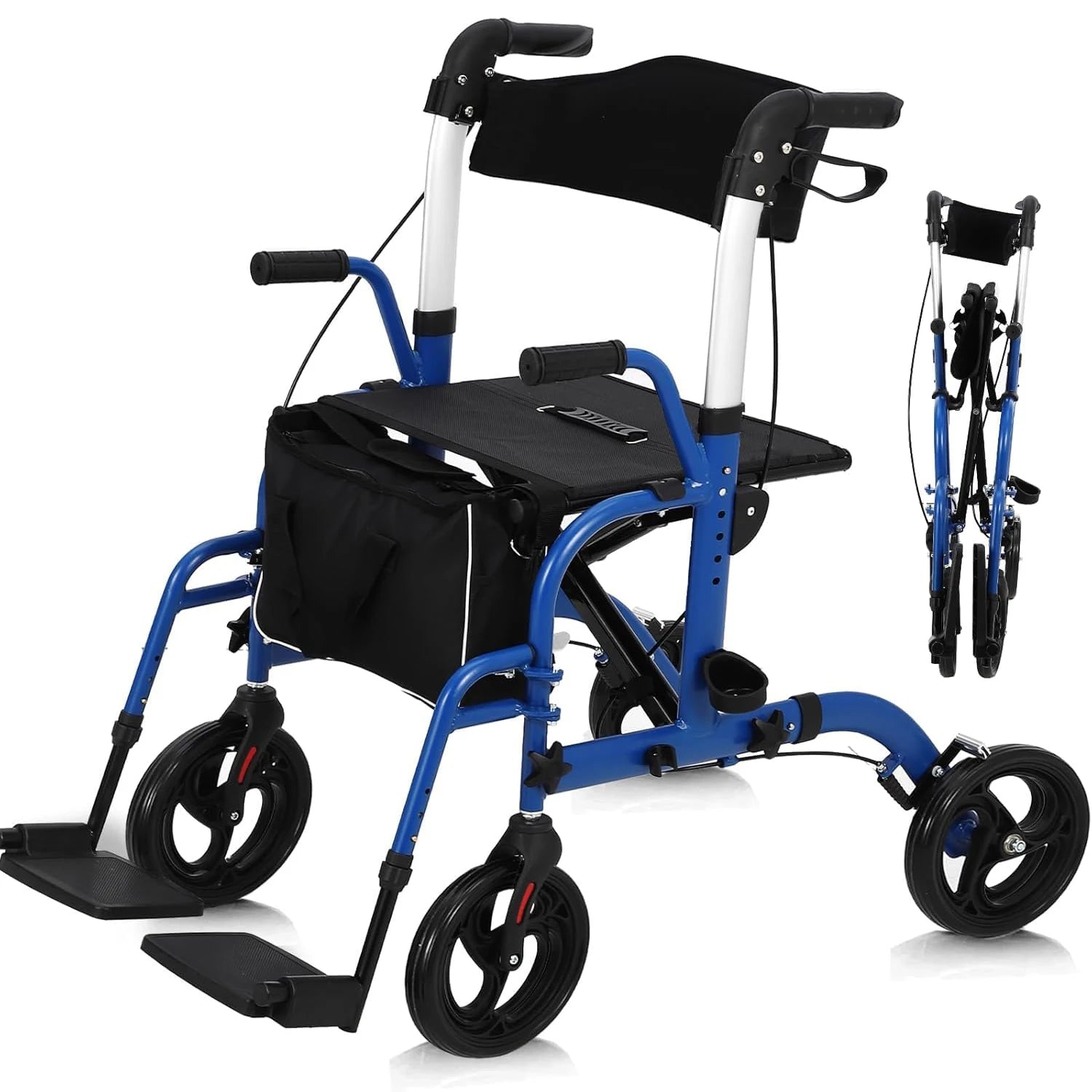 All Terrain Walkers, Foldable Aluminum Walkers Adjustable Height