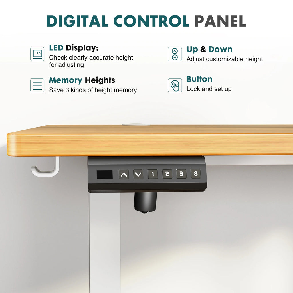 55x24 Inch Electric Office Computer Desk