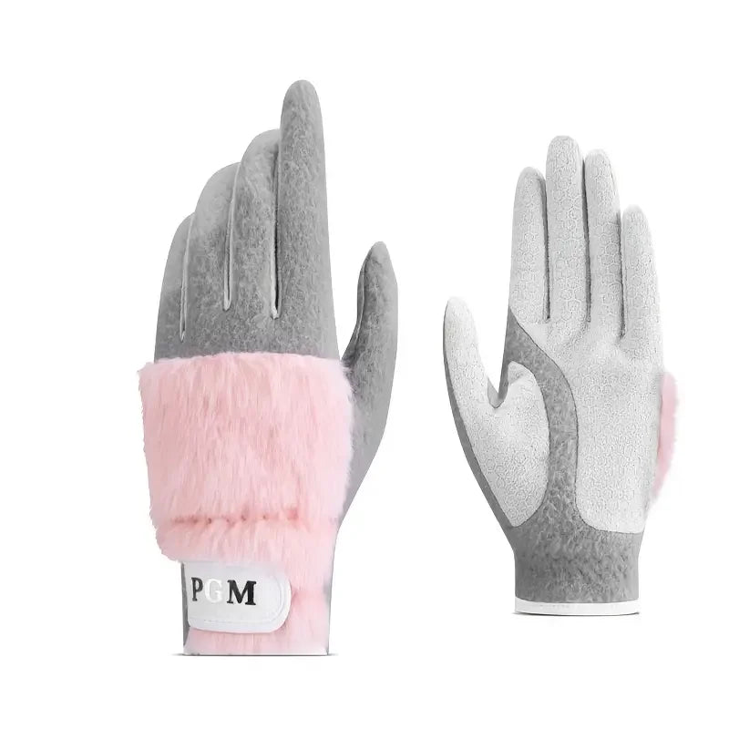 Golf Gloves Imitation Rabbit Fur Slip Design Suitable for Men & Women